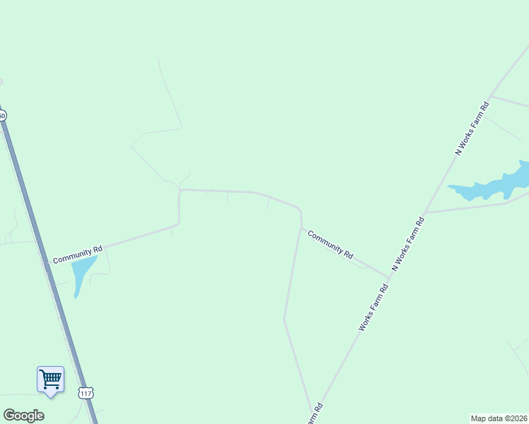 map of restaurants, bars, coffee shops, grocery stores, and more near 241 Community Road in Warsaw