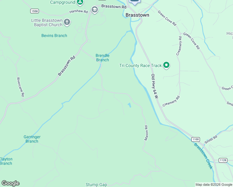 map of restaurants, bars, coffee shops, grocery stores, and more near 12 Willis Way in Brasstown