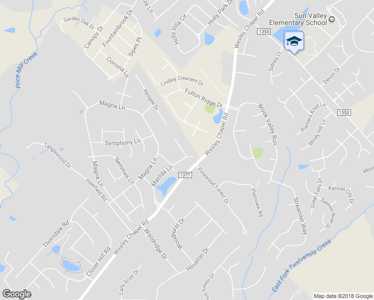 map of restaurants, bars, coffee shops, grocery stores, and more near 1004 Stevens Pride Court in Indian Trail