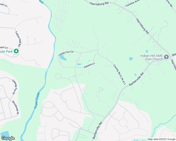 map of restaurants, bars, coffee shops, grocery stores, and more near 126 Johnna Park Lane in Fort Mill