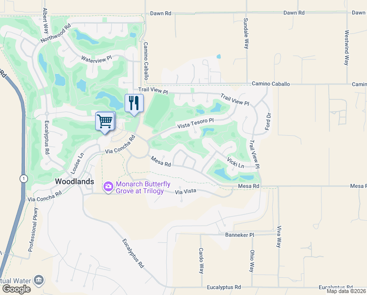 map of restaurants, bars, coffee shops, grocery stores, and more near 1492 Padre Lane in Nipomo