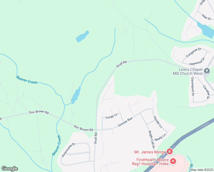 map of restaurants, bars, coffee shops, grocery stores, and more near 202 Longleaf Pines Drive in Raeford