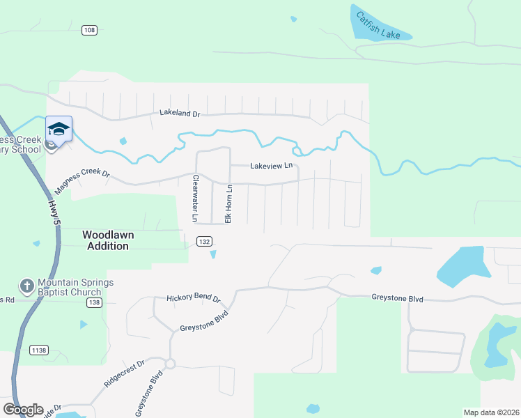 map of restaurants, bars, coffee shops, grocery stores, and more near 18 Twin Lakes Drive in Cabot