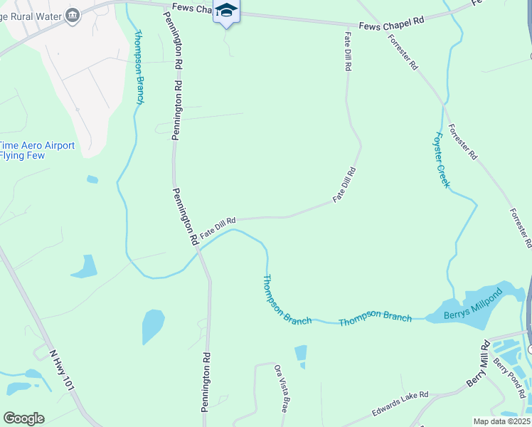 map of restaurants, bars, coffee shops, grocery stores, and more near 2170 Fate Dill Road in Greer