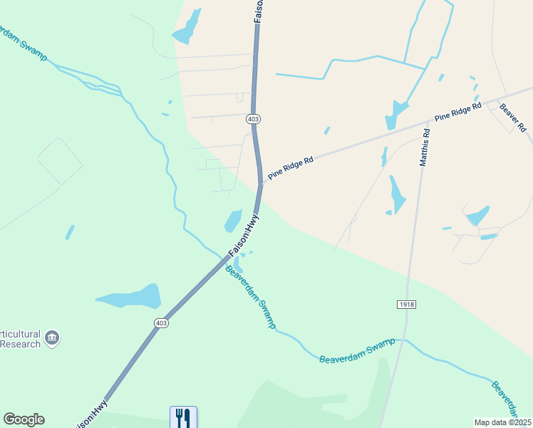 map of restaurants, bars, coffee shops, grocery stores, and more near 3030 Faison Highway in Clinton
