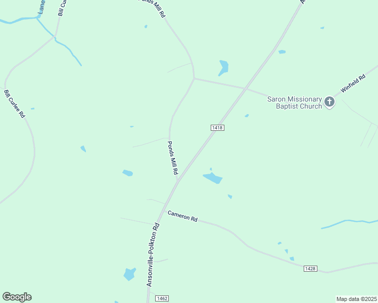 map of restaurants, bars, coffee shops, grocery stores, and more near 7742 Ansonville-Polkton Road in Polkton