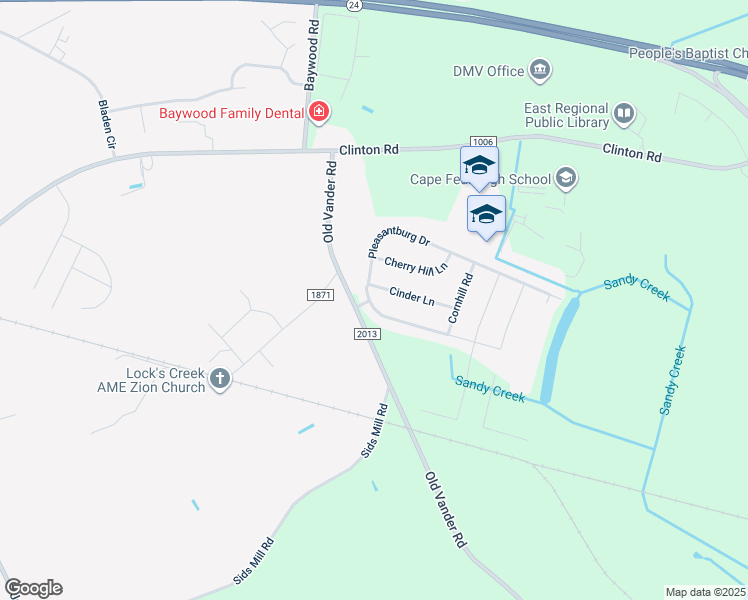 map of restaurants, bars, coffee shops, grocery stores, and more near 4133 Pleasantburg Drive in Fayetteville