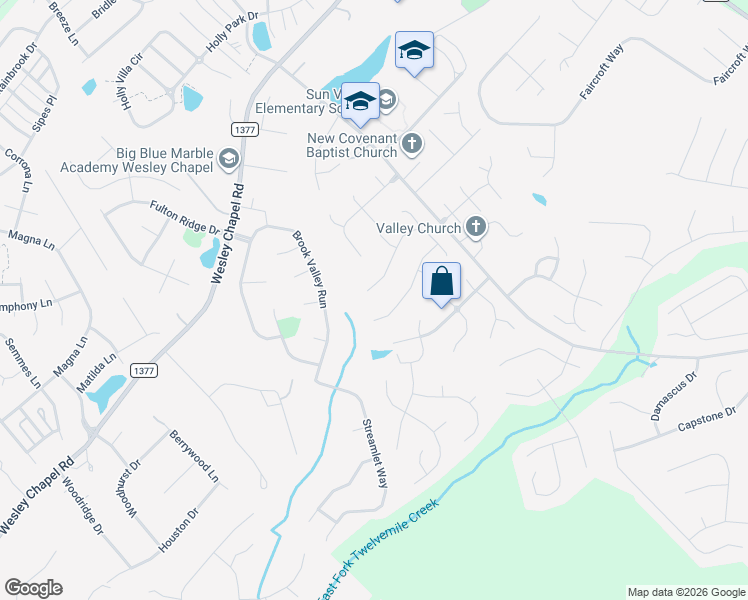 map of restaurants, bars, coffee shops, grocery stores, and more near 2004 Planters Knoll Lane in Monroe