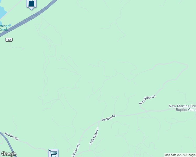 map of restaurants, bars, coffee shops, grocery stores, and more near 134 Boulder Moutain Drive in Murphy
