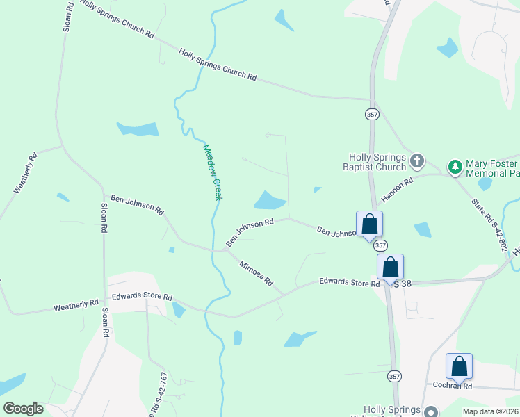 map of restaurants, bars, coffee shops, grocery stores, and more near 364 Ben Johnson Road in Inman