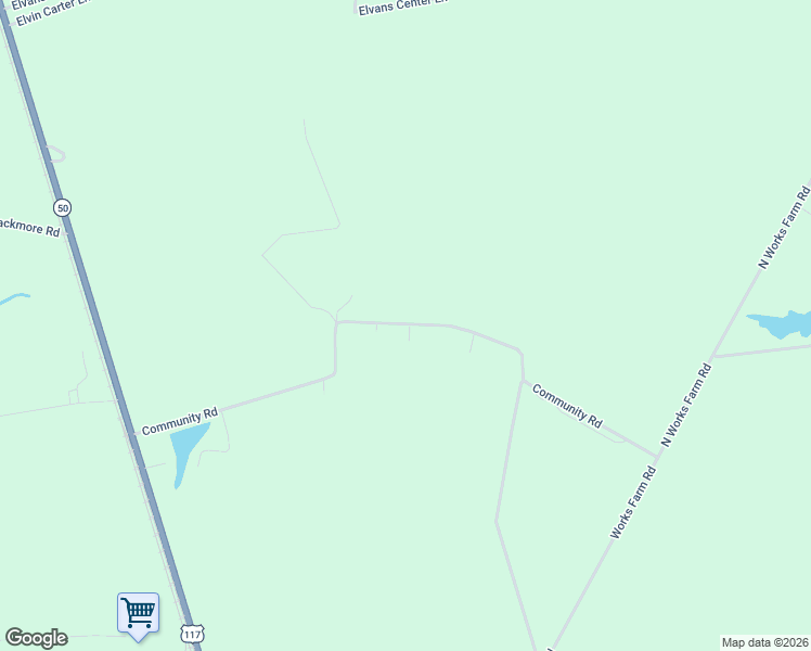 map of restaurants, bars, coffee shops, grocery stores, and more near 291 State Road 1385 in Warsaw