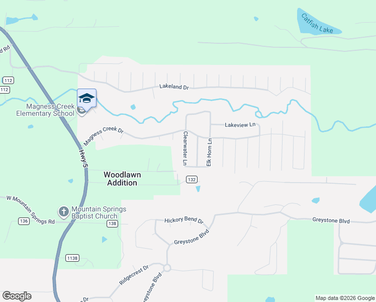 map of restaurants, bars, coffee shops, grocery stores, and more near 21 Clearwater Lane in Cabot