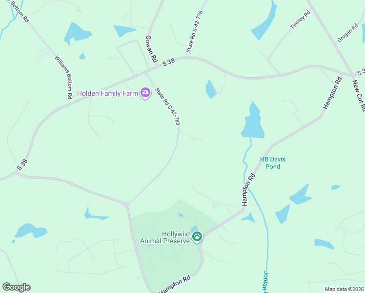 map of restaurants, bars, coffee shops, grocery stores, and more near 281 Little Mountain Circle in Inman