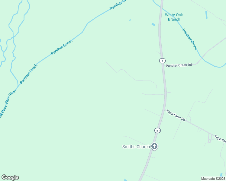 map of restaurants, bars, coffee shops, grocery stores, and more near 2127 North Carolina 111 in Pink Hill