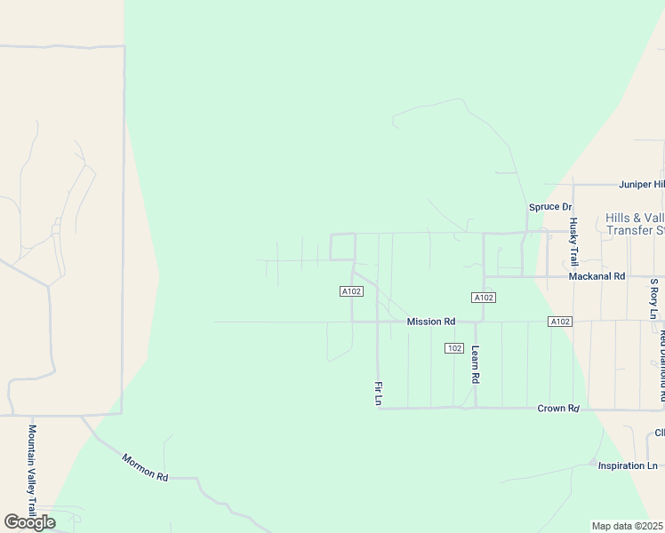 map of restaurants, bars, coffee shops, grocery stores, and more near 240 County Road 102 in Edgewood