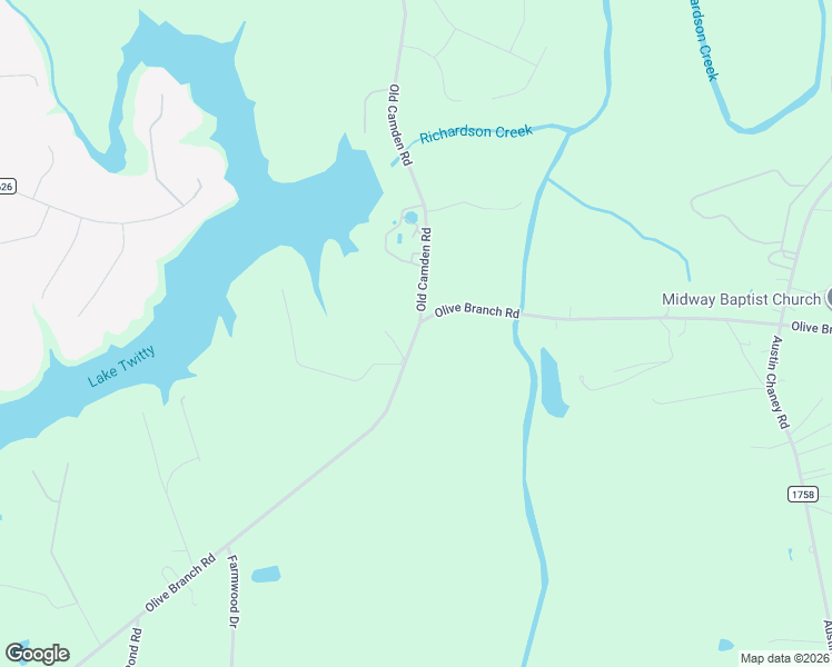 map of restaurants, bars, coffee shops, grocery stores, and more near 4005 Olive Branch Road in Monroe