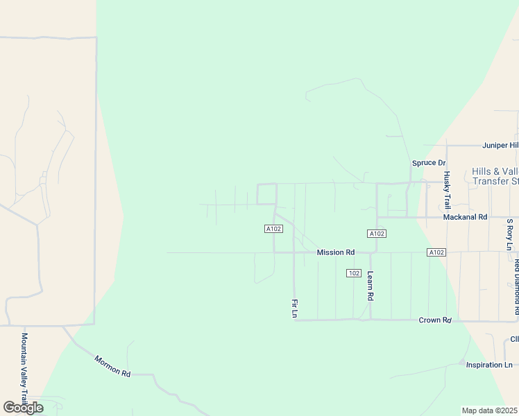map of restaurants, bars, coffee shops, grocery stores, and more near 240 County Road 102 in Edgewood