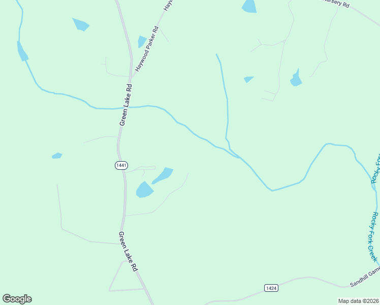 map of restaurants, bars, coffee shops, grocery stores, and more near 189 Country Lane in Ellerbe
