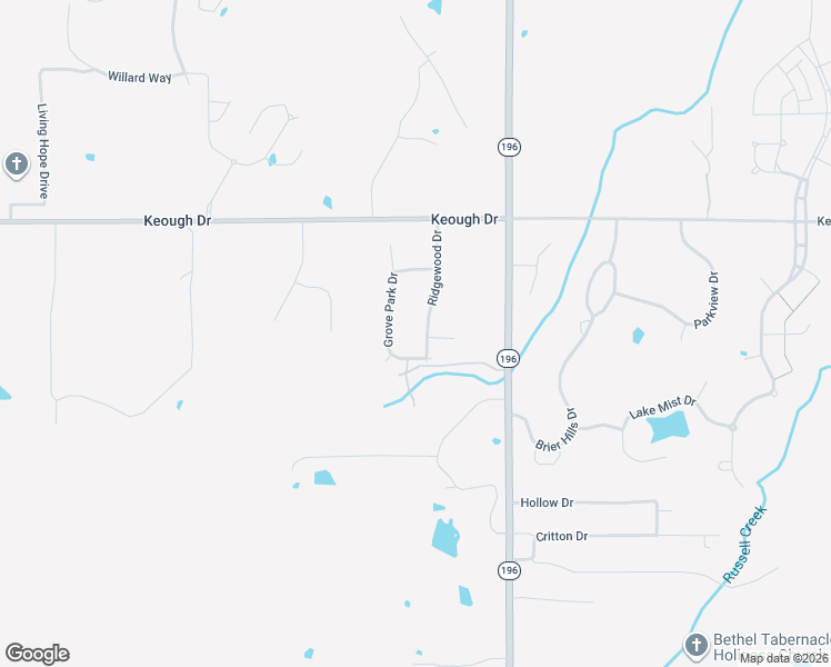 map of restaurants, bars, coffee shops, grocery stores, and more near 190 Ridgewood Drive in Collierville