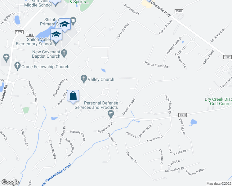 map of restaurants, bars, coffee shops, grocery stores, and more near 1008 Omaha Drive in Monroe