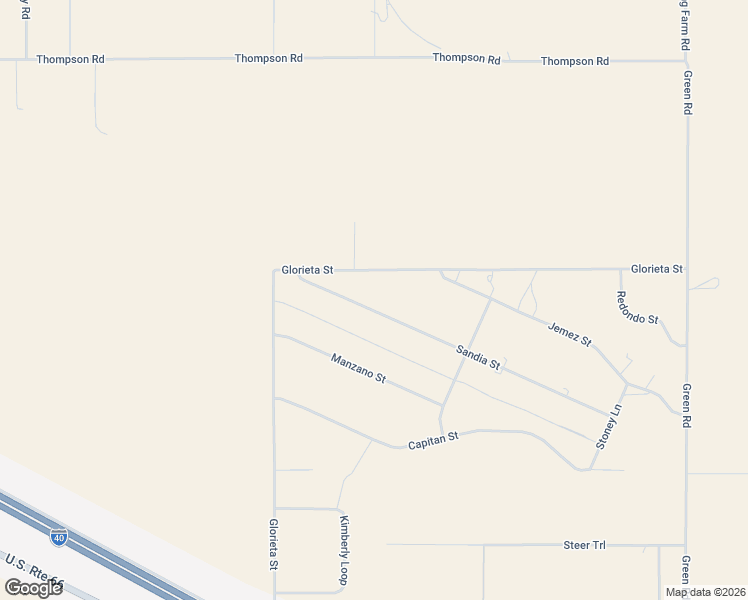 map of restaurants, bars, coffee shops, grocery stores, and more near 22 Sandia Street in Moriarty