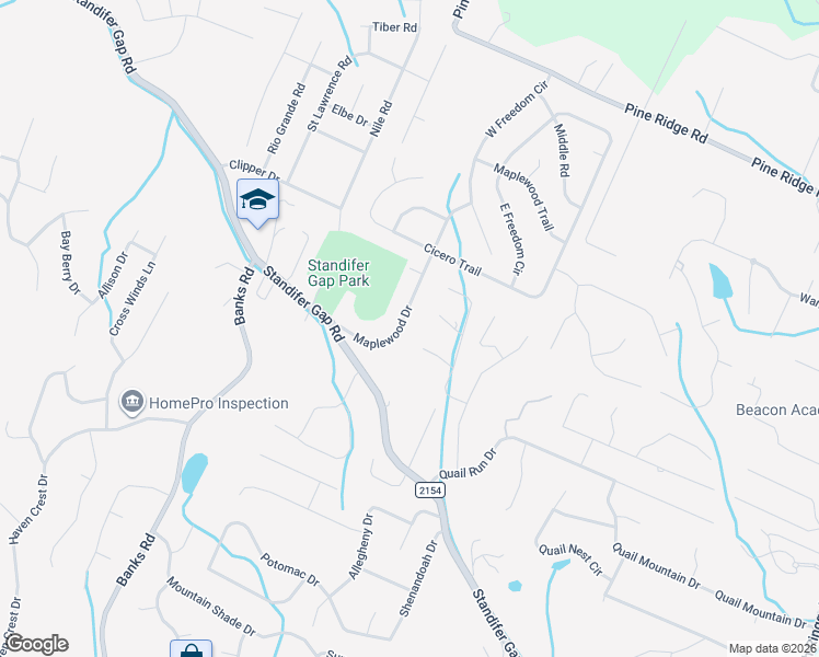 map of restaurants, bars, coffee shops, grocery stores, and more near 2421 Maplewood Drive in Chattanooga