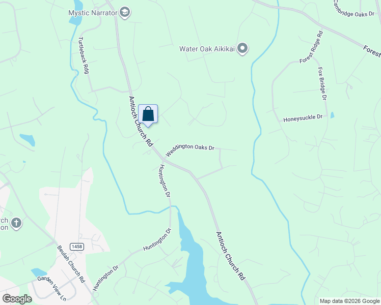 map of restaurants, bars, coffee shops, grocery stores, and more near 3546 Weddington Oaks in Matthews