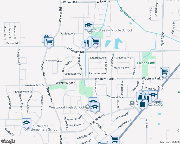 map of restaurants, bars, coffee shops, grocery stores, and more near 815 Mohawk Avenue in Memphis