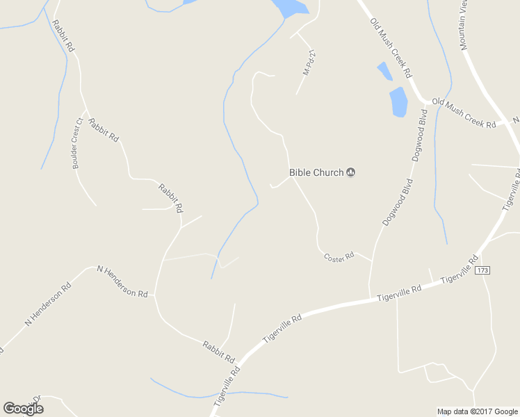 map of restaurants, bars, coffee shops, grocery stores, and more near 121 Coster Road in Travelers Rest