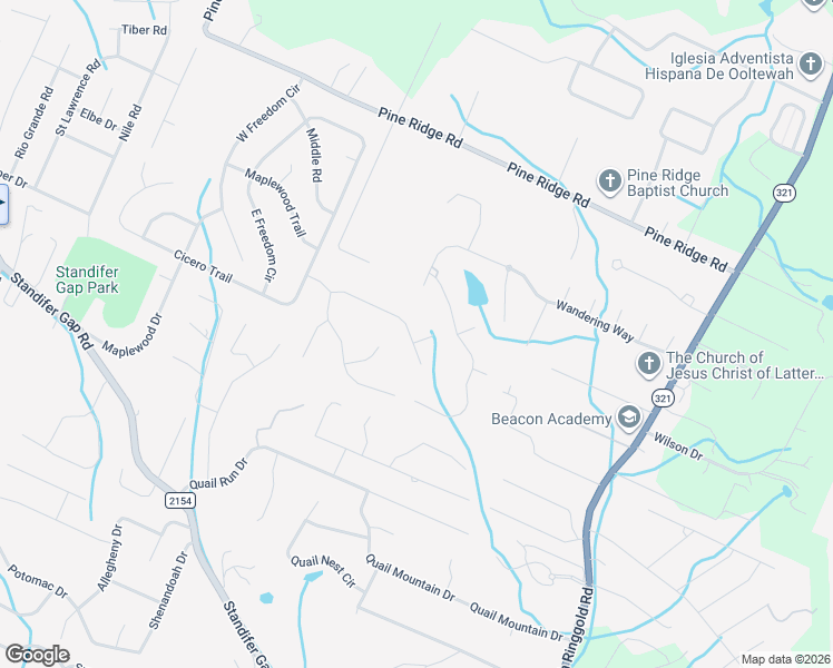 map of restaurants, bars, coffee shops, grocery stores, and more near 9325 Wyndover Drive in Ooltewah
