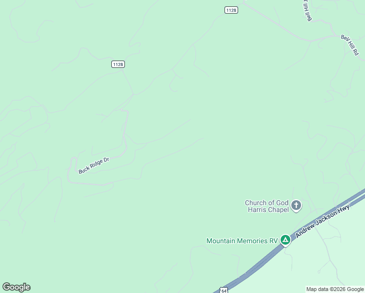 map of restaurants, bars, coffee shops, grocery stores, and more near 1515 Buck Ridge Drive in Murphy