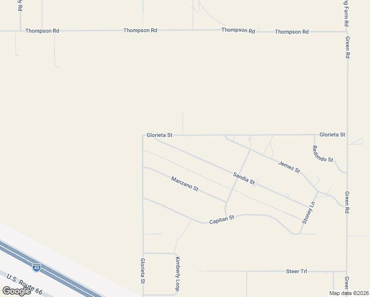 map of restaurants, bars, coffee shops, grocery stores, and more near 22 Sandia Street in Moriarty