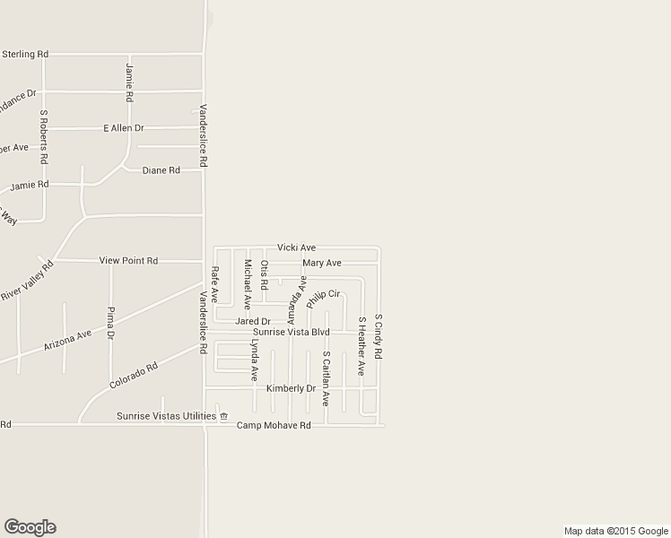 map of restaurants, bars, coffee shops, grocery stores, and more near 2674 Mary Avenue in Fort Mohave