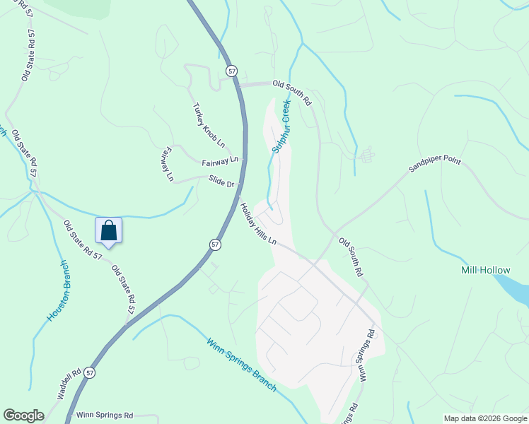 map of restaurants, bars, coffee shops, grocery stores, and more near 55 Ping Hill Cove in Counce