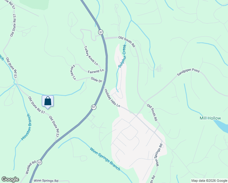 map of restaurants, bars, coffee shops, grocery stores, and more near 55 Ping Hill Cove in Counce