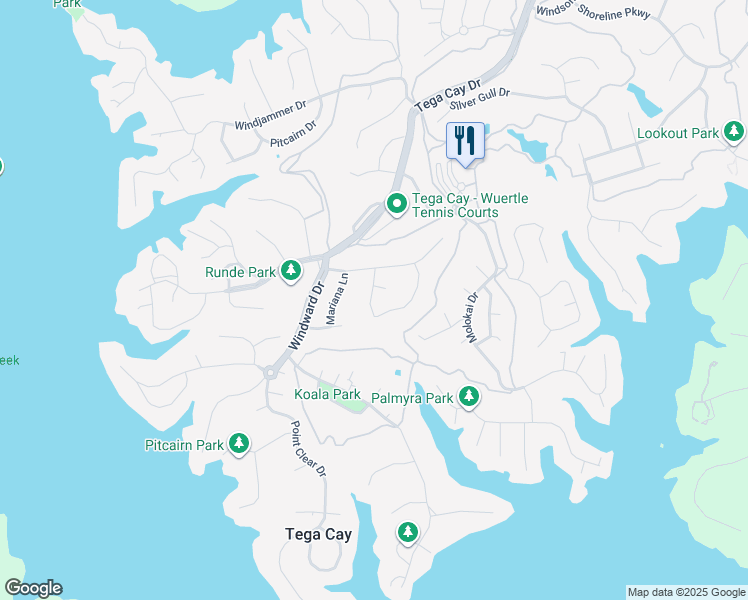 map of restaurants, bars, coffee shops, grocery stores, and more near 5057 Suwarrow Circle in Fort Mill