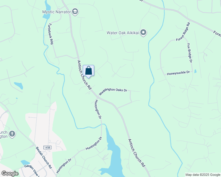 map of restaurants, bars, coffee shops, grocery stores, and more near 3546 Weddington Oaks in Matthews