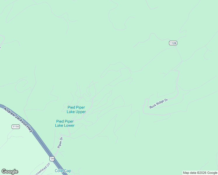 map of restaurants, bars, coffee shops, grocery stores, and more near 161 Bear Trail in Murphy