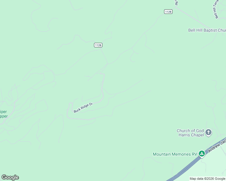 map of restaurants, bars, coffee shops, grocery stores, and more near 249 Buck Ridge Drive in Murphy