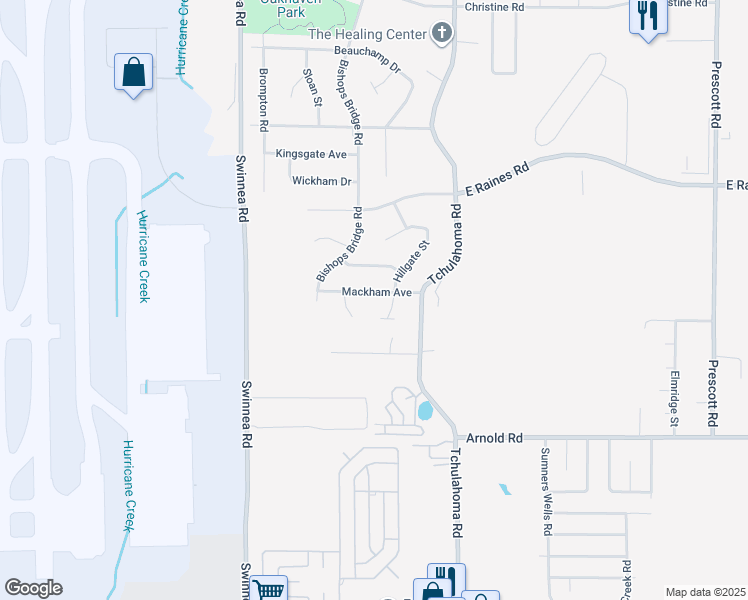 map of restaurants, bars, coffee shops, grocery stores, and more near 4261 Hillgate Cove in Memphis