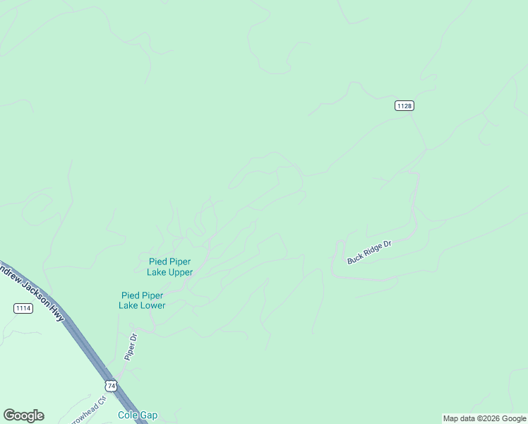 map of restaurants, bars, coffee shops, grocery stores, and more near 350 Bear Trail in Murphy