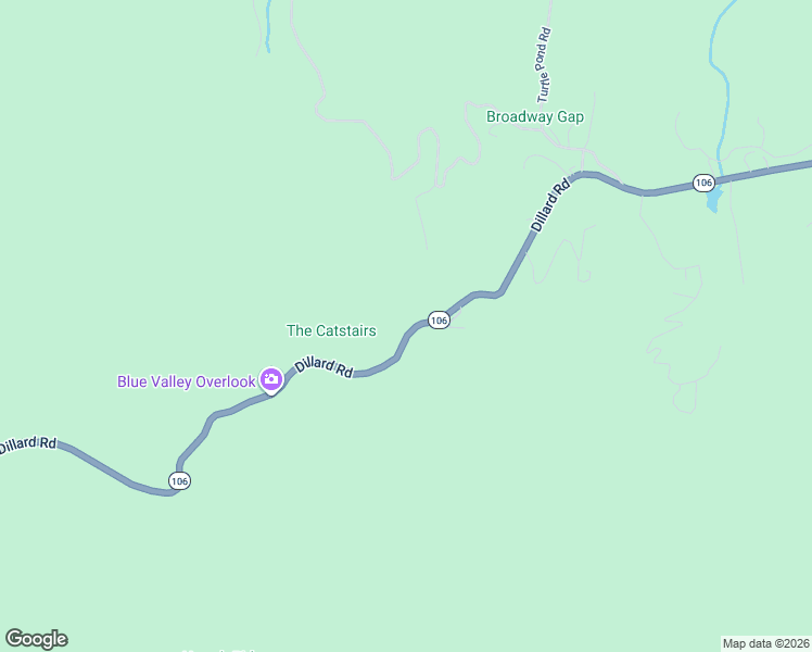 map of restaurants, bars, coffee shops, grocery stores, and more near 4395-5539 Highway 106 in Highlands