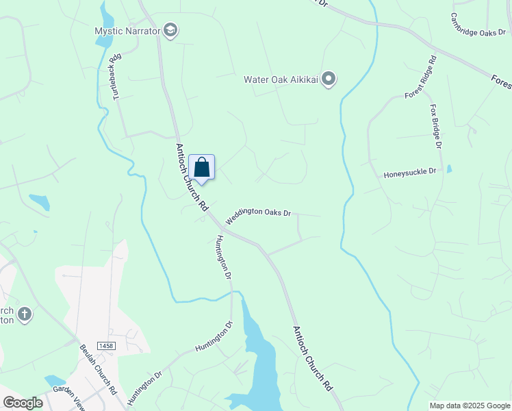 map of restaurants, bars, coffee shops, grocery stores, and more near 3546 Weddington Oaks Drive in Matthews