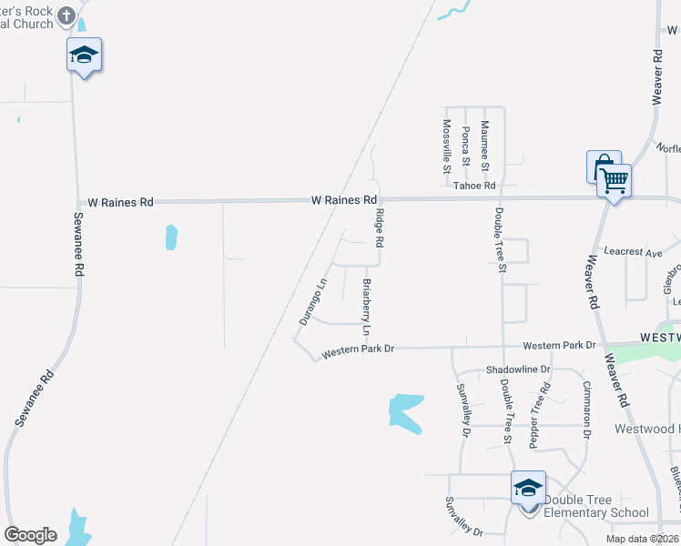 map of restaurants, bars, coffee shops, grocery stores, and more near 4242 Wagon Trail Cove in Memphis
