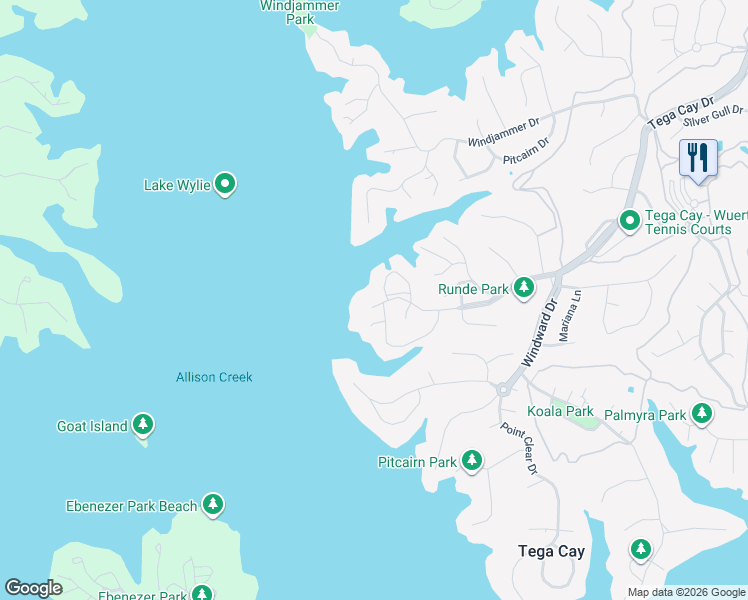 map of restaurants, bars, coffee shops, grocery stores, and more near 7001 Tega Cay Drive in Fort Mill