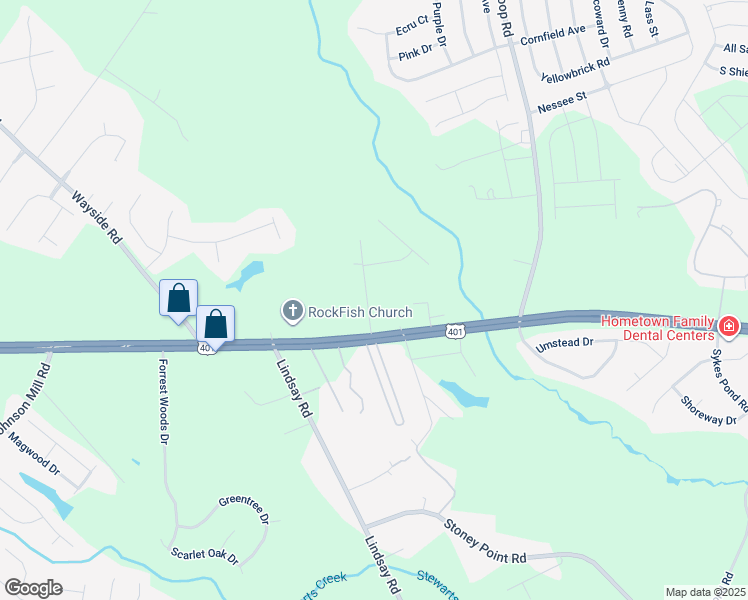 map of restaurants, bars, coffee shops, grocery stores, and more near 164 Oakview Drive in Raeford