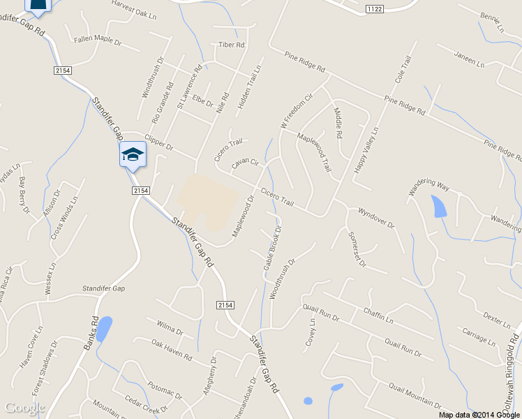 map of restaurants, bars, coffee shops, grocery stores, and more near 2502 Maplewood Drive in Chattanooga