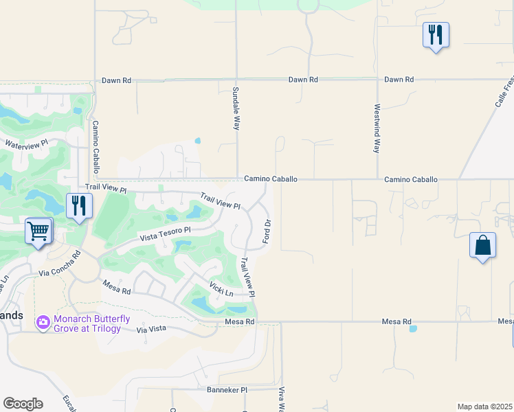 map of restaurants, bars, coffee shops, grocery stores, and more near 1028 Ford Drive in Nipomo