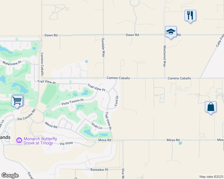 map of restaurants, bars, coffee shops, grocery stores, and more near 1028 Ford Drive in Nipomo