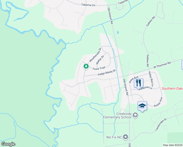 map of restaurants, bars, coffee shops, grocery stores, and more near 2948 Judge Manly Drive in New Bern